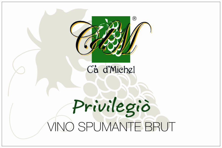privilegio etichetta vino spumante brut